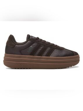 adidas Brown Platform Low-Top Sneaker